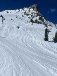 High Country - Melt runneled snow