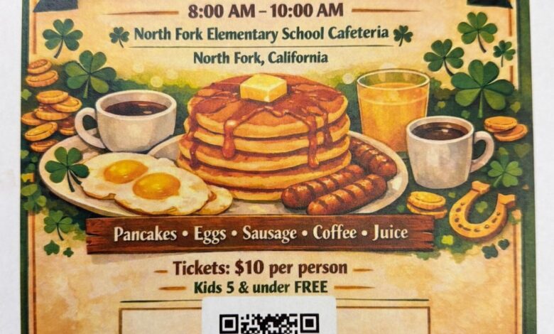 St. Patrick's Day Pancake Breakfast