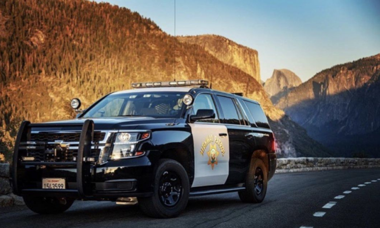 Photo of CHP vehicle in Yosemite National Park.