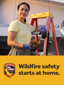 Picture of Cal Fire Safety Campaign flyer.
