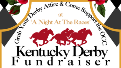 Picture of flyer for A Night at the Races OCC Fundraiser