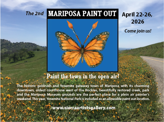 Image of a flyer for Mariposa Paint out