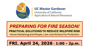 Image of a flyer for Preparing for fire season