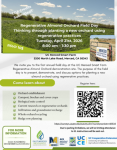 Picture of UC Merced Field Day flyer.