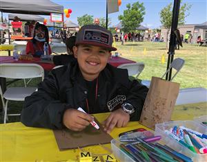 Picture of student at Art Fest Madera County.