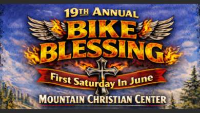 Photo of flyer for the 19th Annual Bike Blessing.