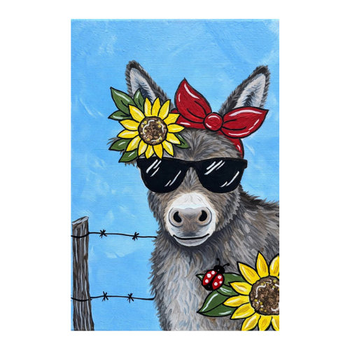 🫏🌻🎨 Paint Holly the Donkey! 🎨🌻🫏