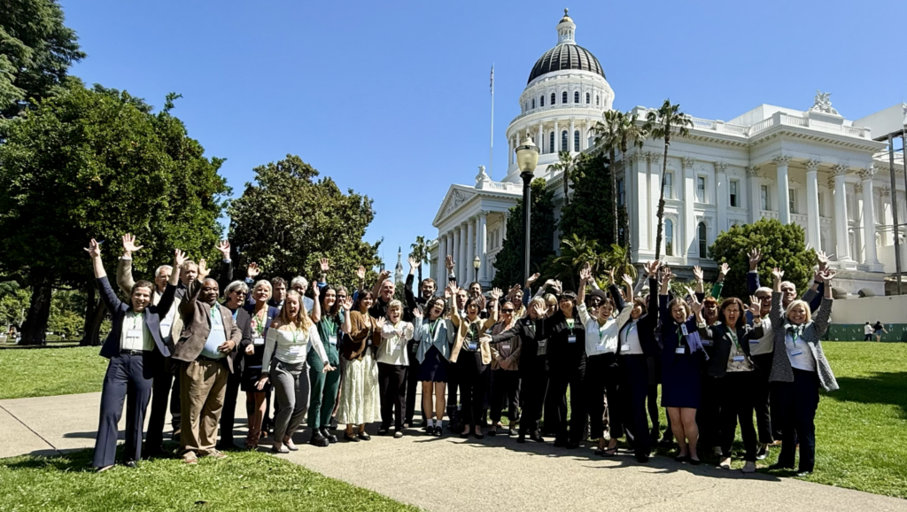 Photo of the group that attended Sierra Day at the Capitol