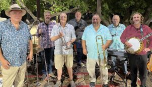 Photo of the Yosemite Jazz Band members.
