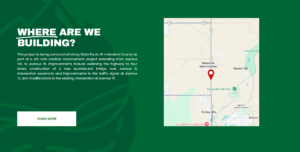 Photo of Hwy-41 Expansion Project website.