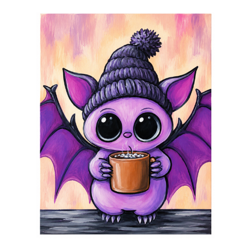 🦇💜 Get Ready for the Coziest Paint Party of the Fall! 💜🦇