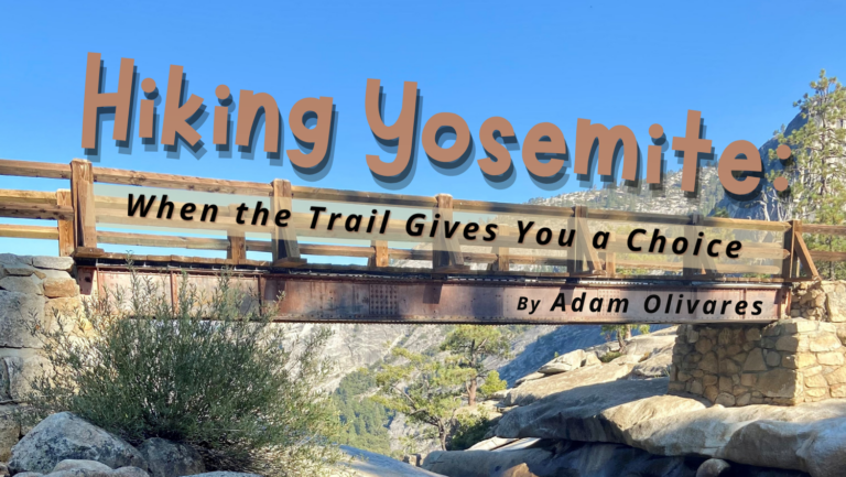 Photo of the Hiking Yosemite title page.