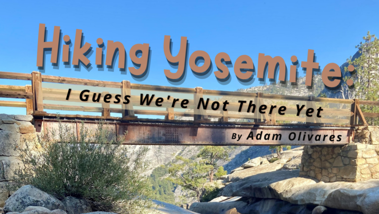 Photo of the Hiking Yosemite title page.