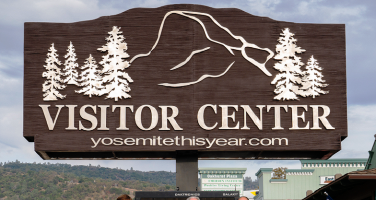 Photo of the Visitor Center in Oakhurst.