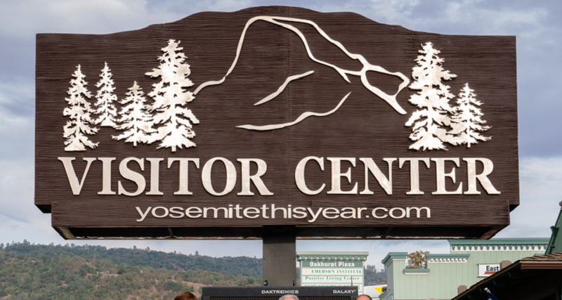 Photo of the Visitor Center in Oakhurst.