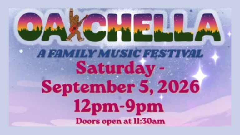 Photo of the Oakchella Poster