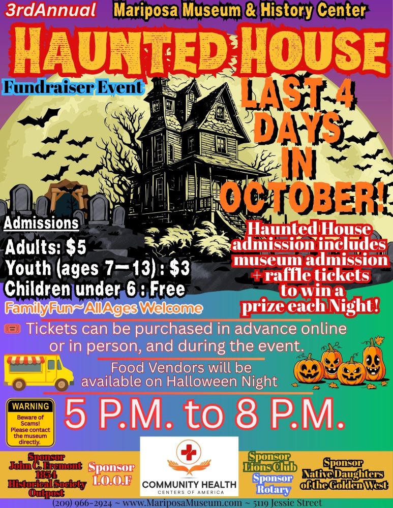 3rd Annual Haunted House Fundraiser Event