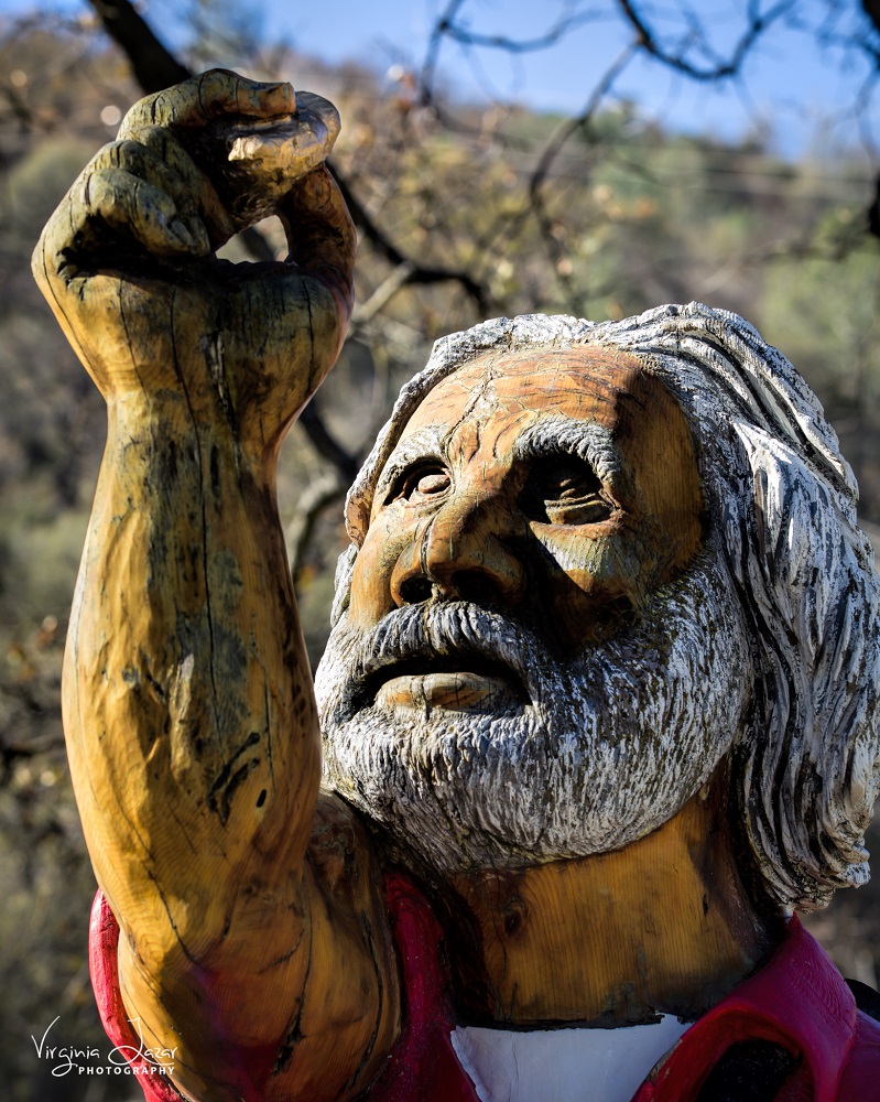 Broken Bit Gabby the Miner CU front view with nugget photo January 2015 by Virginia Lazar