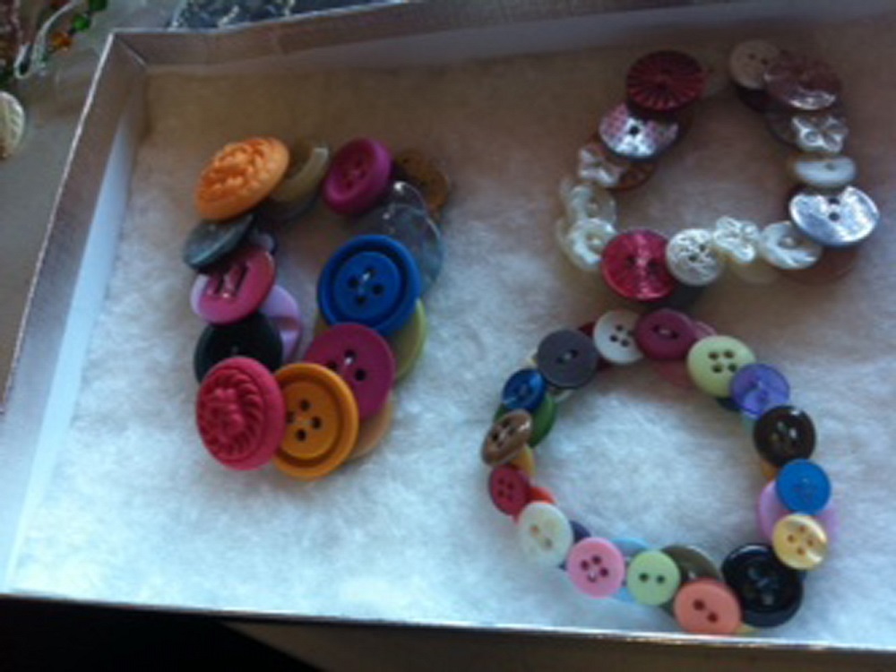 Cheryces Creations including button bracelets