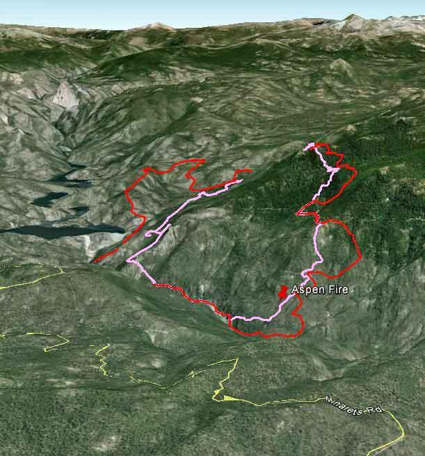 Aspen Fire Now At 4,500 Acres Sierra News Online