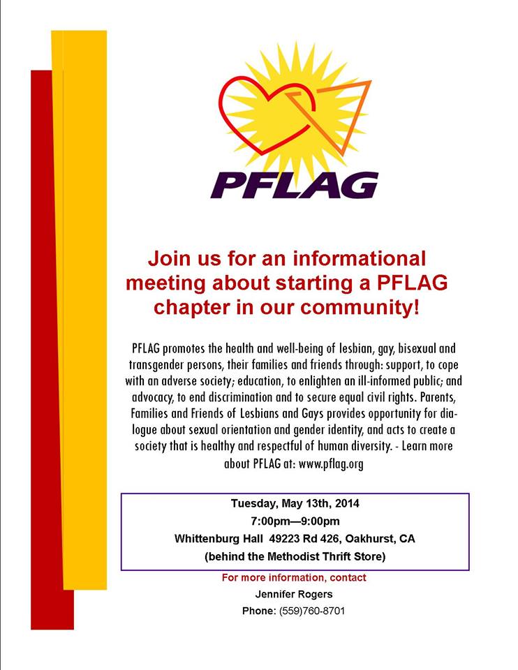 PFLAG flier