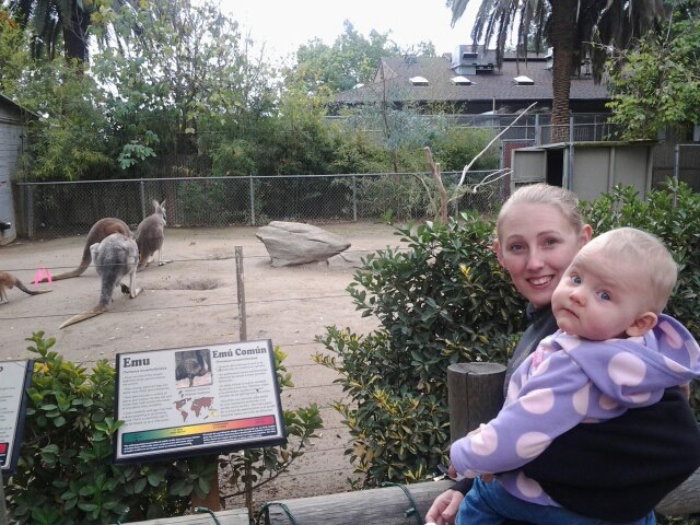 Mandy and Abby at the zoo - Photo Courtesy Mandy Payne