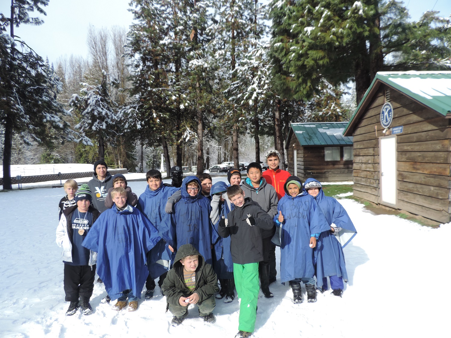 Green Meadows 2014 - kids in snow - photos courtesy of Ronda Clarke