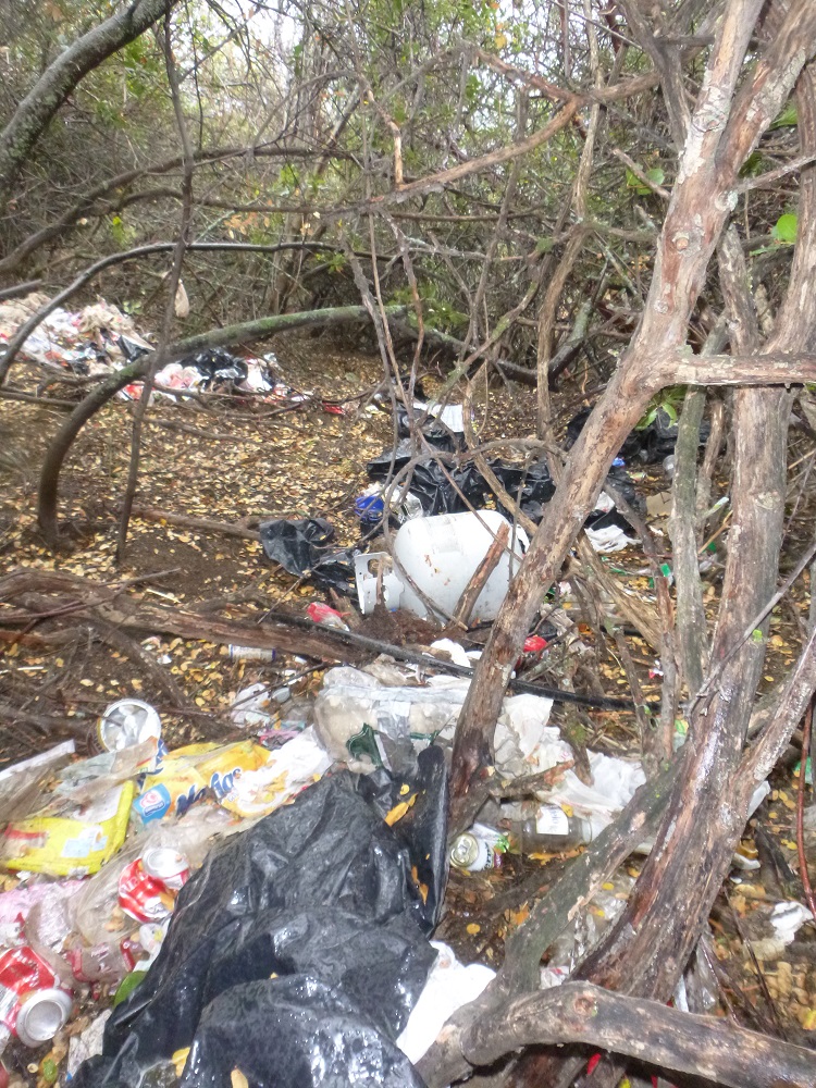 New Illegal pot grow cleanup - trash - photo courtesy SNAMP