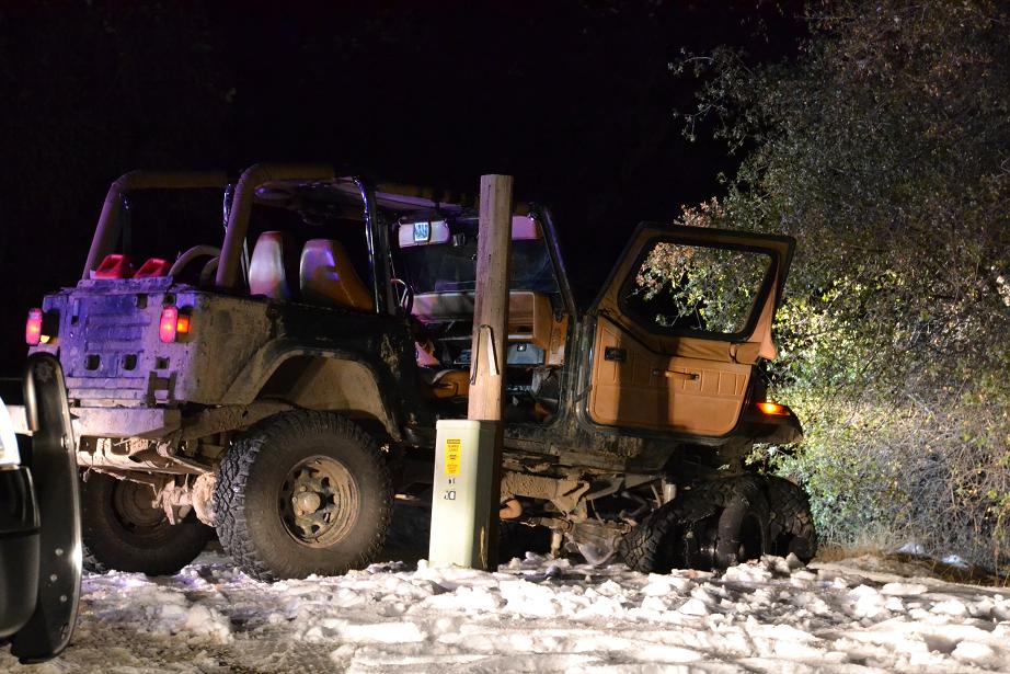 Stolen Jeep Wrangler 12-8-13 - photo by Gina Clugston