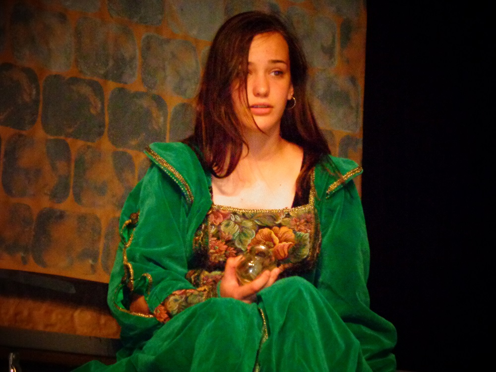 Rivergold History Night 2014 - Lily Kuykendall as Juliet from Romeo and Juliet - photo courtesy of Jessica Medrano - Rivergold
