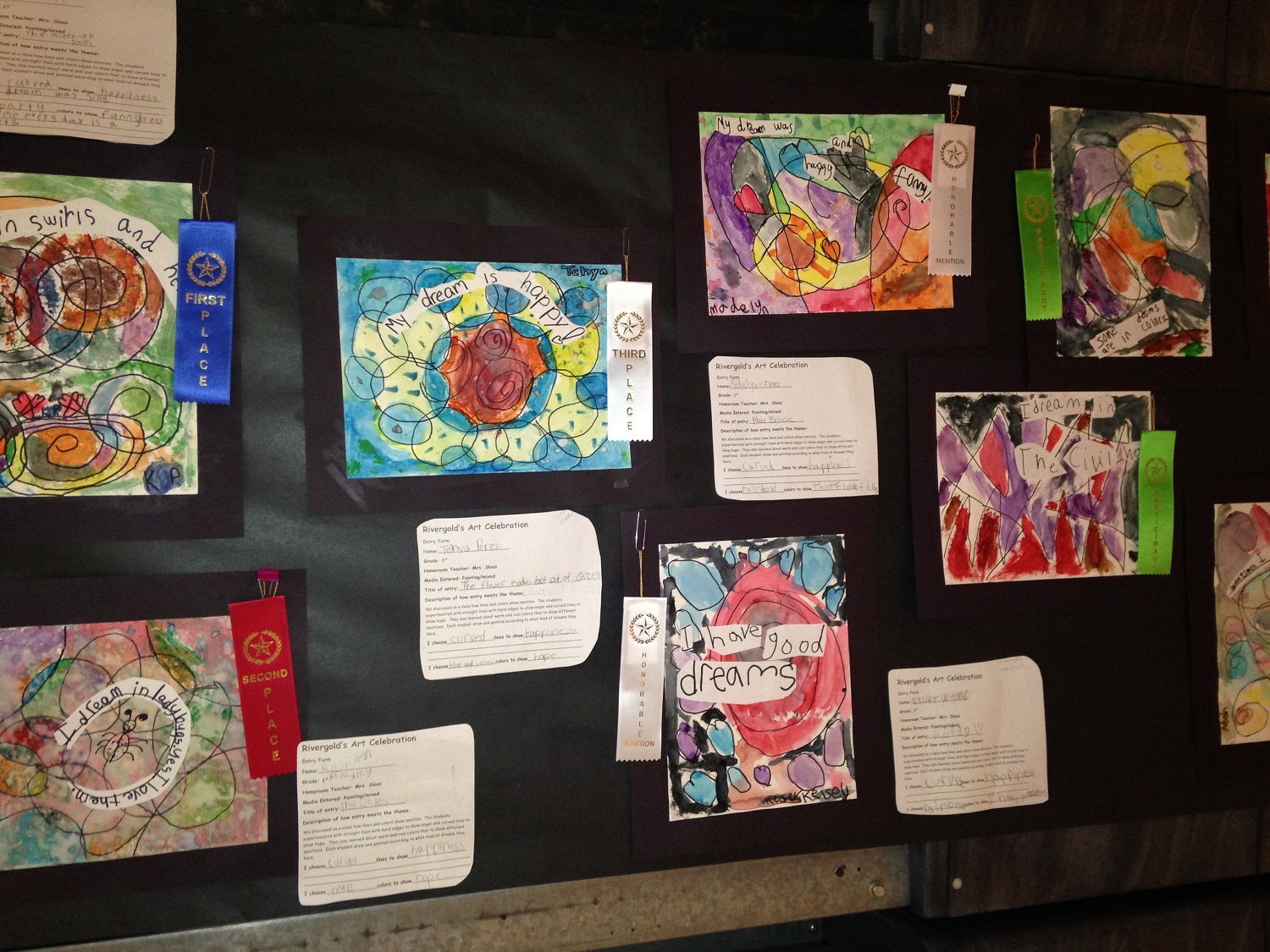 Rivergold School art celebration - Dreams - courtesy of Rivergold Jessica Medrano 2014