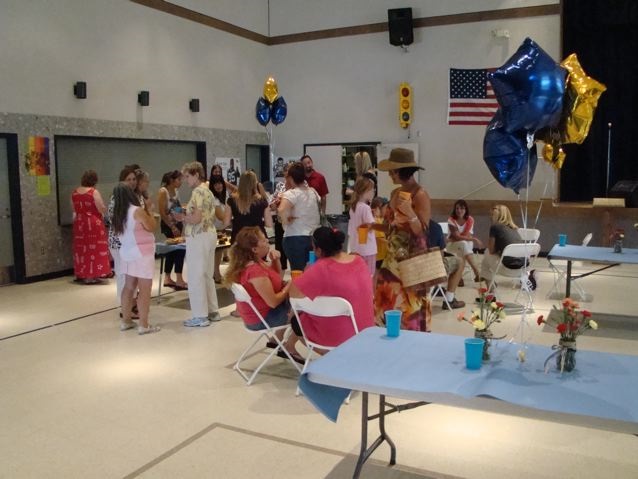 Rivergold Staff honored all their fabulous volunteers on Appreciation Day Wednesday May 15th - Ice tea and cookies were served - photo courtesy Rivergold