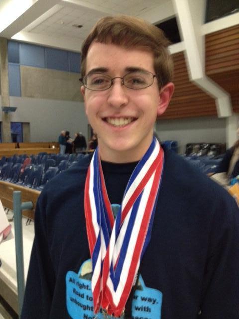 2014 ACADEC outstanding scholar Adam Scott from YHS had the biggest score - who will it be this year? photo Kellie Flanagan