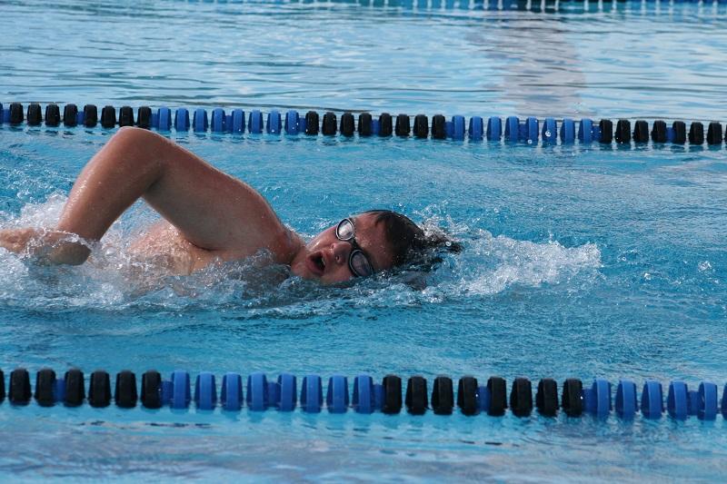 Timmy Conley YHS swimmer 4-11-13 - photo by Kelly Fine