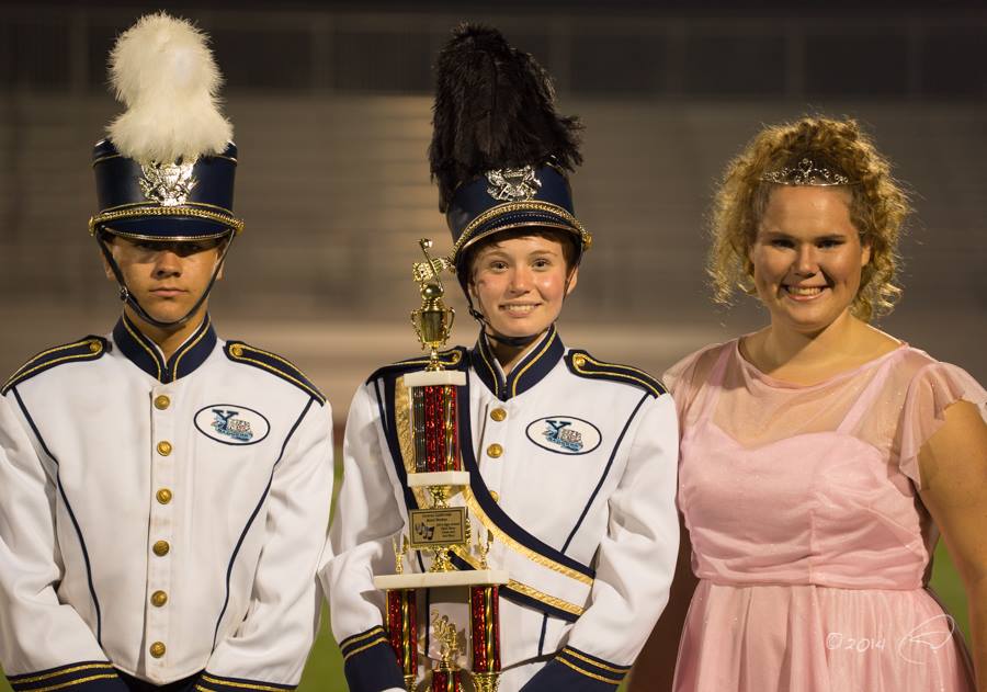 YHS Badger Band at Central Valley Band Review Nov 2014 photo by Steve Montato