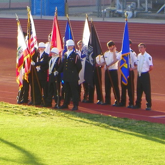 Honor Guard at YHS Graduation 2014 - photo by Clara Briley