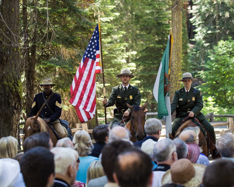 Yosemite Grant Act Anniversary 2014 - Members of the Yosemite and California State Parks Mountain Patrol - photo credit Virginia Lazar