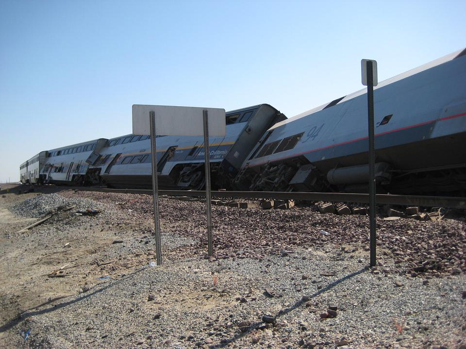 Amtrak Derailment - Cars Derailed 10-1-12