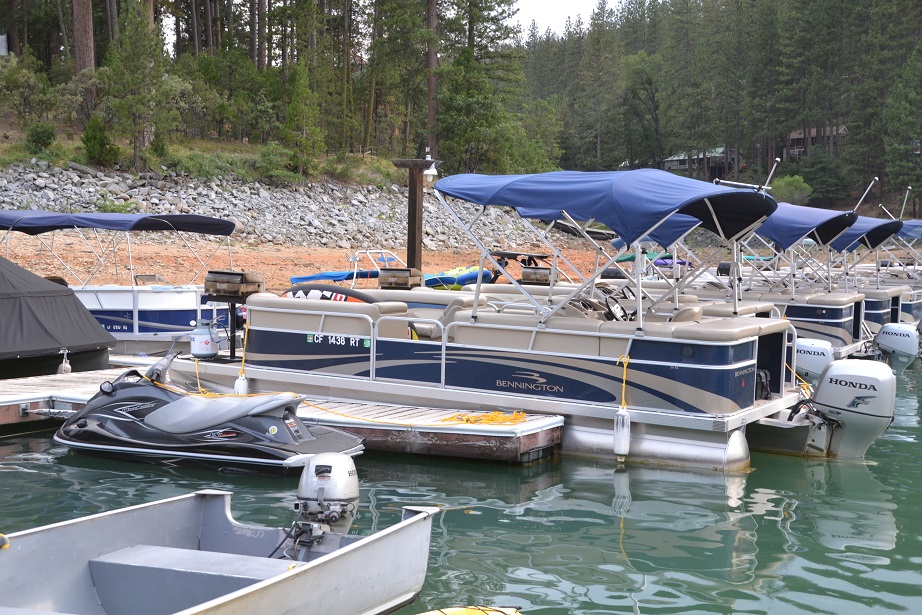 Wave Runner and Pontoon boat involved in fatal accident on Bass Lake - photo by Gina Clugston