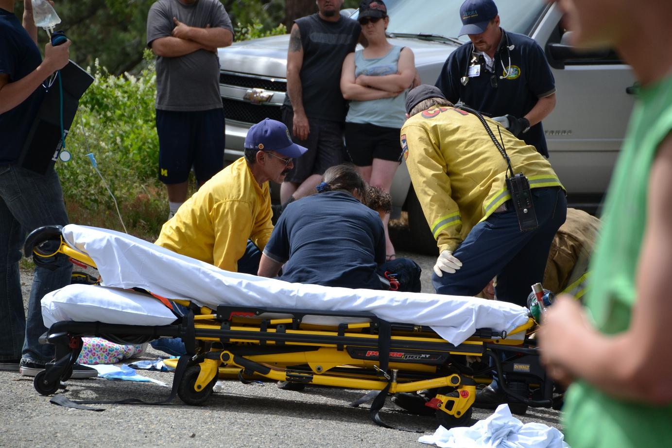 Air Ambulance To Cascadel After Dirt Bike Crash Sierra News Online