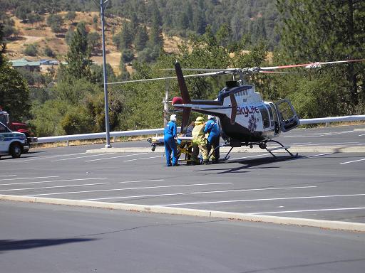 Motorcycle Accident 9-3-12 helicopter