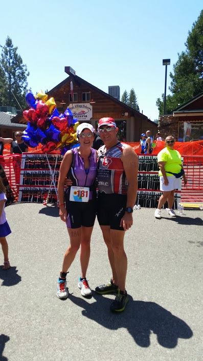 YSVB Mark and Tammy 2014 Bass Lake Classic Triathlon - photo courtesy Yosemite Sierra Visitors Bureau