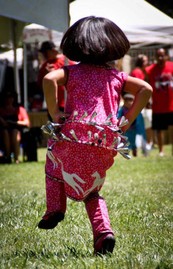 Native child dancer - photo courtesy Mono Museum