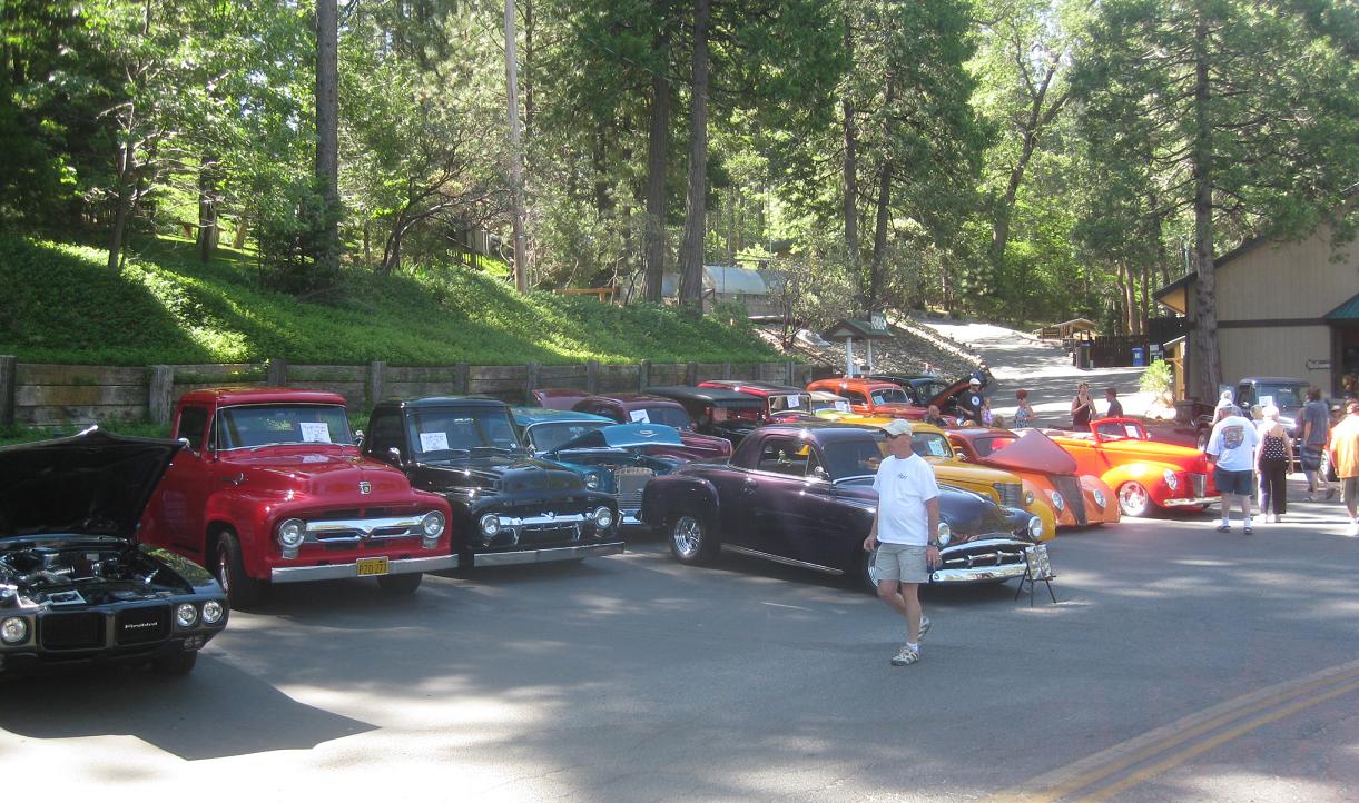 View of some of the cars