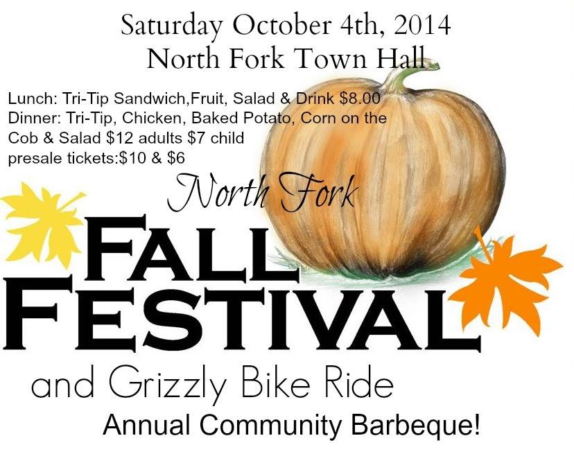 North Fork Fall Festival Flier 2014