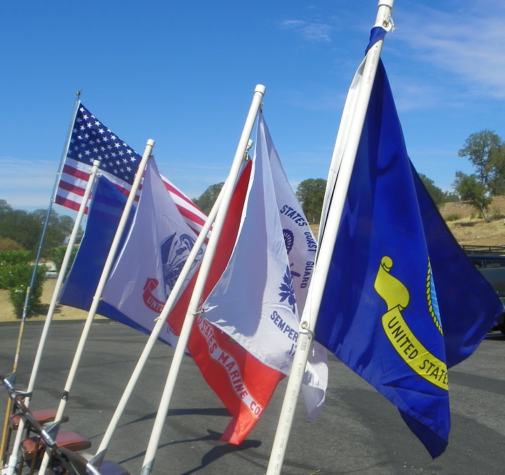 Veterans Stand Down Coarsegold 2013 - Flags - Photo by Kellie Flanagan