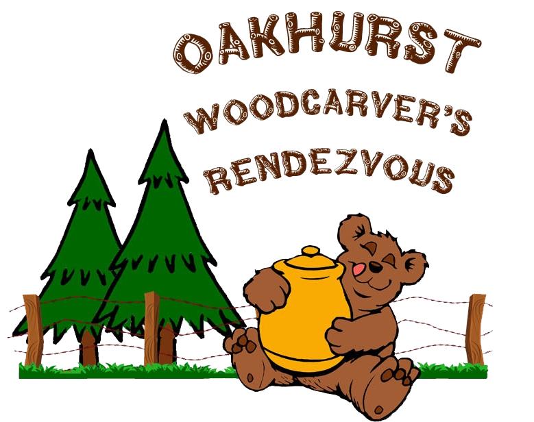 Oakhurst Woodcarvers Rendezvous Logo