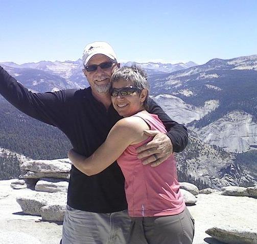 Tim and Susan Madden on Half Dome cropped